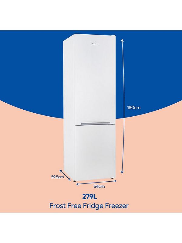 Russell Hobbs RH180FFFF551E1W 180X54cm Frost Free Fridge Freezer - White - Image 3